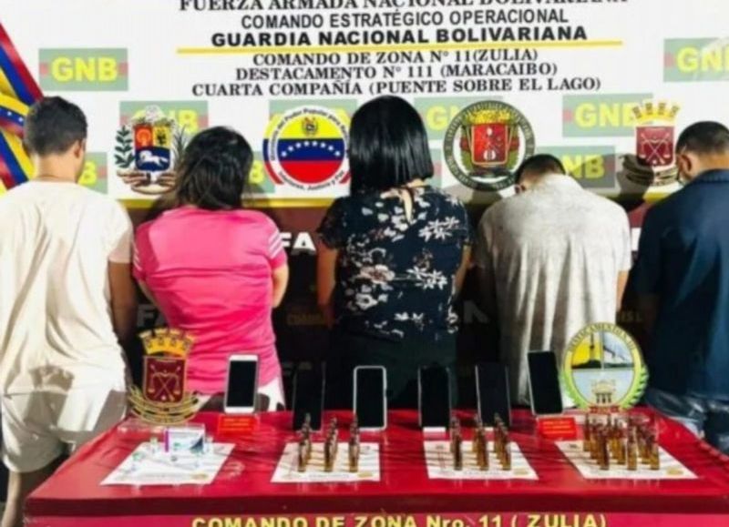 "Droga zombie" en Maracaibo: cinco detenidos por tráfico de 36 ampollas de Fentanilo